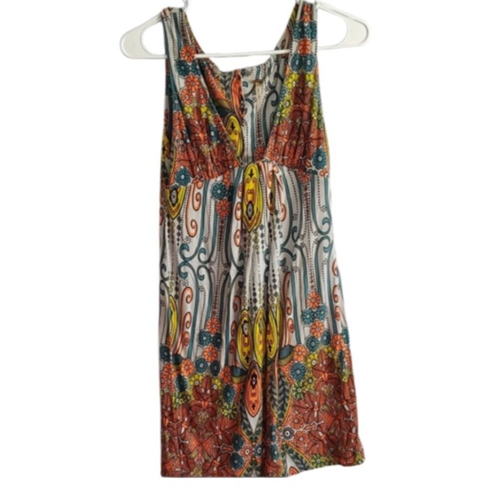 Free people, colorful, floral paisley, dress side 8